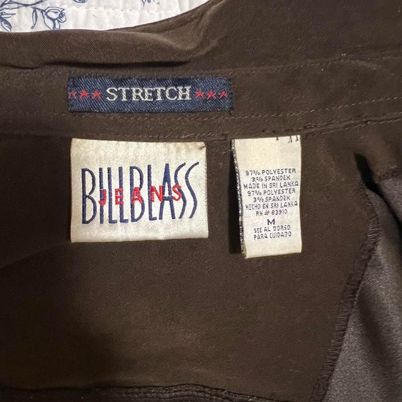 Vintage Bill Blass Espresso Brown Overshirt Button Down - Picture 2 of 4